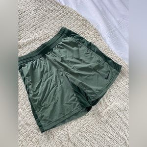 Nike sage green dri-fit athletic shorts